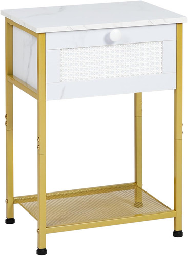 Rattan drawer nightstand - rattan,
