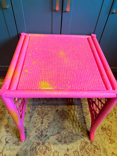 Pink gold rattan - pink,