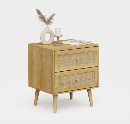 Bedside table with natural - bedside,