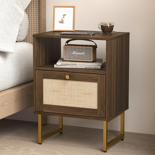 Rattan nightstand farmhouse - rattan, nightstand,farmhouse